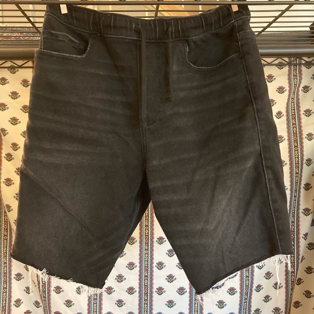 Black Jogger Shorts